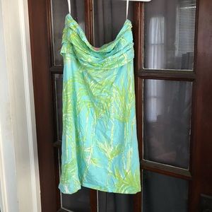 Lilly Pulitzer strapless dress